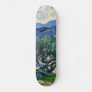 Skateboard Vincent van Gogh - Oliviers avec les Alpilles