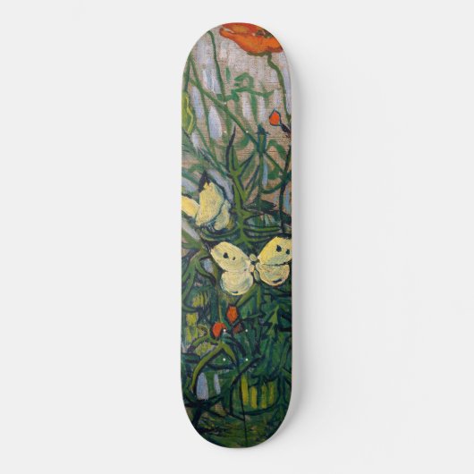 Skateboard Vincent van Gogh - Papillons et papillons (Recto)