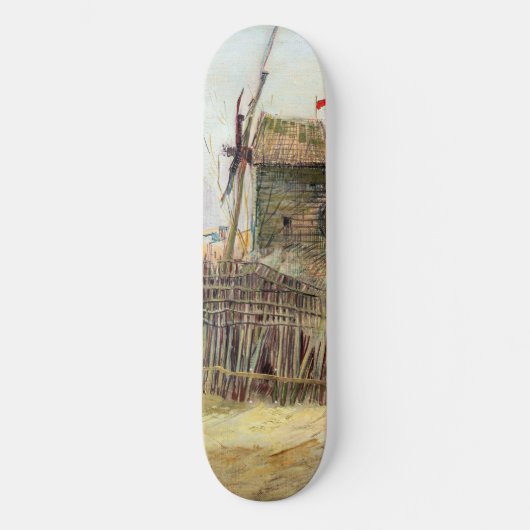 Skateboard Vincent van Gogh - Scène de rue à Montmartre (Recto)
