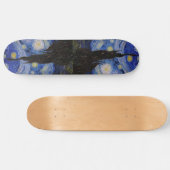 Skateboard Vincent Van Gogh - The Starry night (Horz)