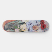 Skateboard Vincent van Gogh - Vase avec Roses et anémones (Horz)