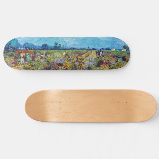 Skateboard Vincent van Gogh - Vignoble vert (Horz)