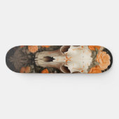 Skateboard Vintage Bohême Sugar Skull Bloom (Horz)