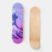 Skateboard Vintage Japanese Painting Of Great Wave (Recto)