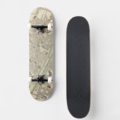 Skateboard Vintage Map of Florence Italy (Devant)