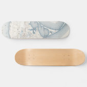 Skateboard Vintage Map of Nantucket (1919) (Horz)