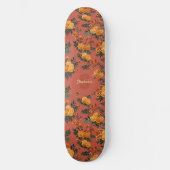 Skateboard Vintage Marigold Calendula Motif Floral (Recto)