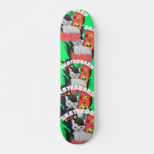 Skateboard vintage retro simple skate cat (Devant)