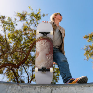 Skateboard Vintage silhouette féminine Cameo