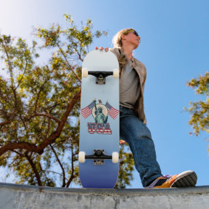 Skateboard Vintage, Statue de la Liberté