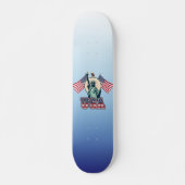 Skateboard Vintage, Statue de la Liberté (Devant)
