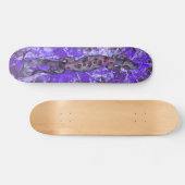 Skateboard Violet de BALI | éclaboussure violette (Horz)