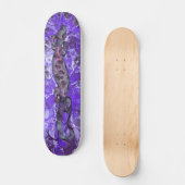 Skateboard Violet de BALI | éclaboussure violette (Recto)