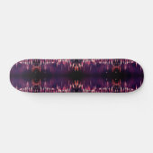 Skateboard Violet et rose haute tension (Horz)