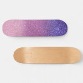 Skateboard Violet Princesse Blush Pink Triple Glitter ombre (Horz)