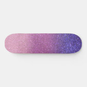 Skateboard Violet Princesse Blush Pink Triple Glitter ombre (Horz)