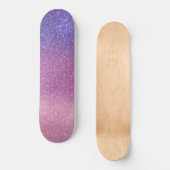 Skateboard Violet Princesse Blush Pink Triple Glitter ombre (Recto)