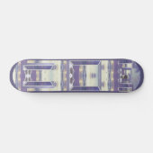 Skateboard violettes dans un bocal de lune (Horz)