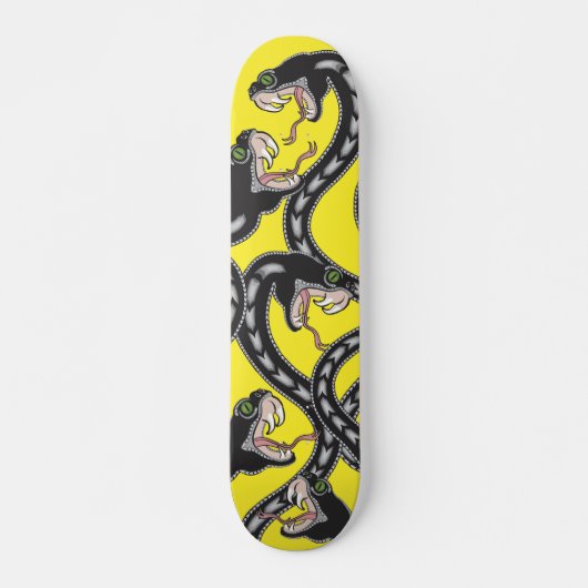 Skateboard Viper Pit - Jaune (Devant)
