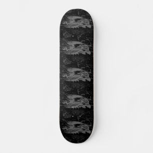 Skateboard Virgo Constellation Hevelius 1690 on Black
