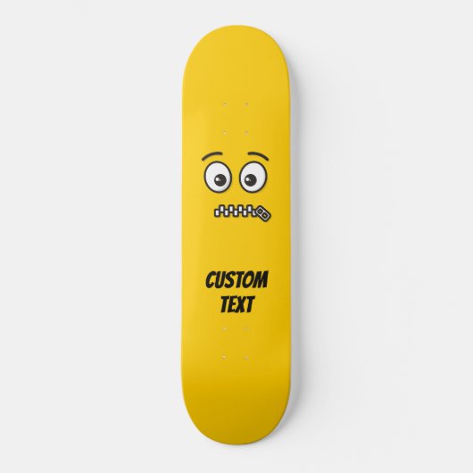 Skateboard Visage à bouche éclairée (Recto)