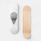 Skateboard Visage Alien, Reconstruction faciale du crâne afri (Recto)