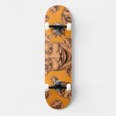 Skateboard Visage de broyage perturbant (Recto)