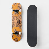Skateboard Visage de broyage perturbant (Recto)