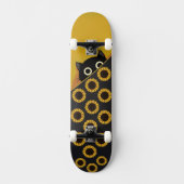 Skateboard visage de chat de dessin animé (Recto)