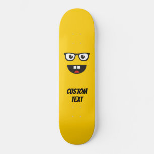 Skateboard Visage de nerd