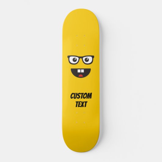 Skateboard Visage de nerd (Recto)