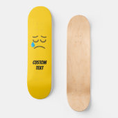 Skateboard Visage en pleurs (Recto)