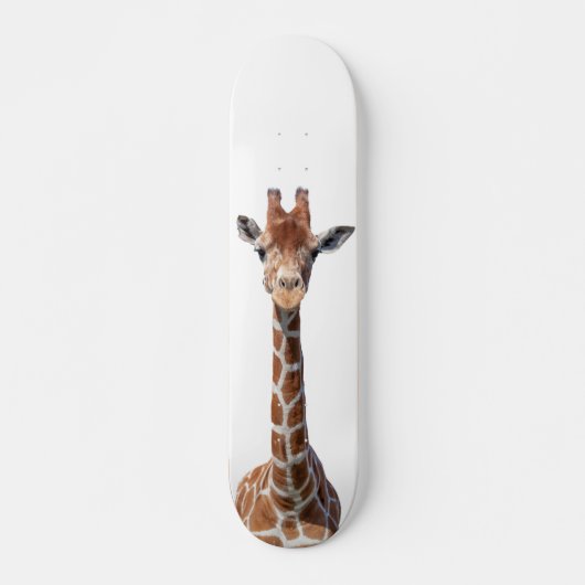 Skateboard Visage mignon de girafe (Devant)