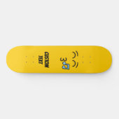 Skateboard Visage sifflant avec yeux souriants (Horz)