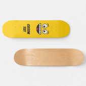 Skateboard Visage souriant avec bouche ouverte (Horz)