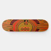 Skateboard Vision de peyote chamanique (Horz)