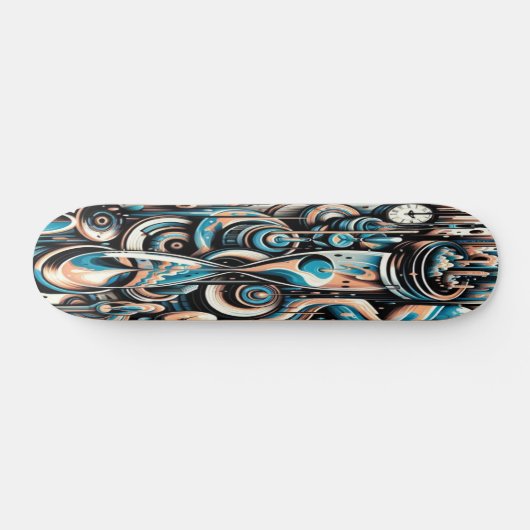 Skateboard "Visions temporelles" (Horz)