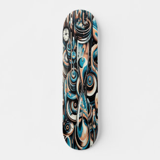 Skateboard "Visions temporelles"