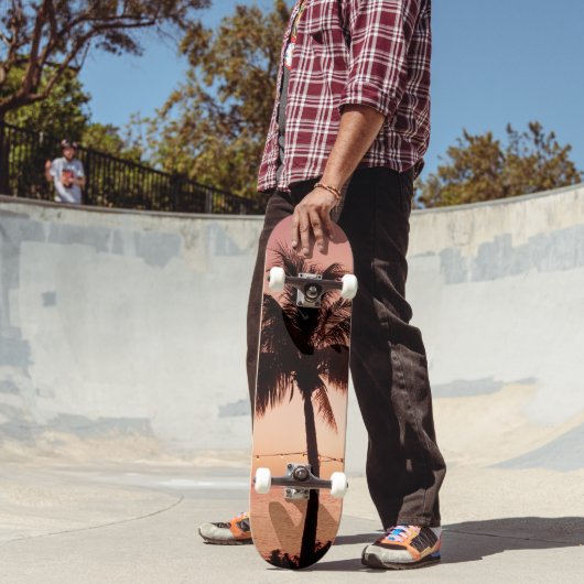 Skateboard Vivid Rêve de palmiers #4 #tropical #wall #décorat (Extérieur 2)