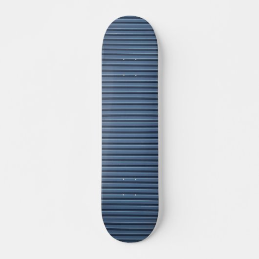 Skateboard Voie de garage en aluminium bleue illustrative (Devant)