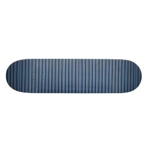 Skateboard Voie de garage en aluminium bleue illustrative