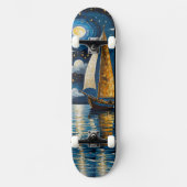 Skateboard voilier (Recto)