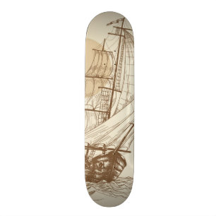 Skateboard Voilier vintage