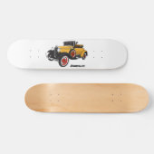 Skateboard Voiture jaune classique 1931 (Horz)