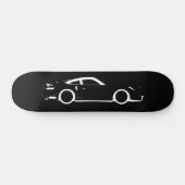 Skateboard Voiture sombre (Horz)