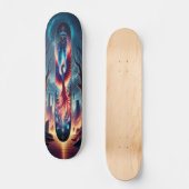 Skateboard "Vol du Phoenix : Twilight enchanté (Recto)