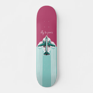 Skateboard Vol vers Paris