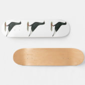 Skateboard Vol vol Pigeon noir (Horz)