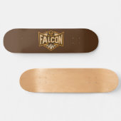 Skateboard Voler comme un faucon sépia (Horz)