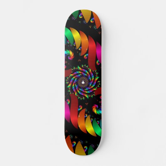 Skateboard Volet couleur Abstrait (Recto)